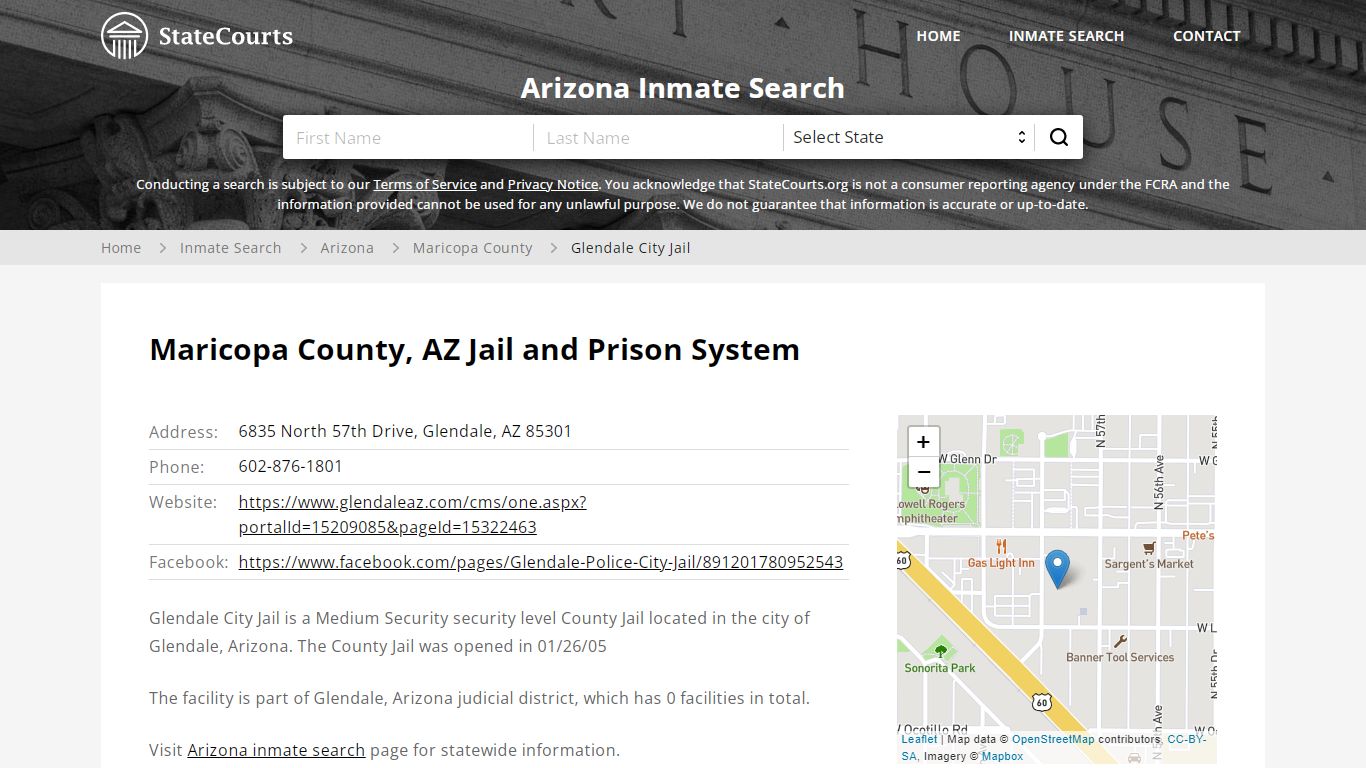 Glendale City Jail Inmate Records Search, Arizona ...